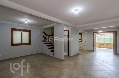 Casa em condomínio fechado com 3 quartos à venda na rua república, 2050, harmonia, canoas, 135 m2 por r$ 550.000
