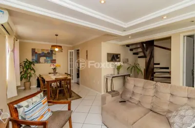 Casa em condomínio fechado com 3 quartos à venda na rua landel de moura, 2541, tristeza, porto alegre, 115 m2 por r$ 480.000