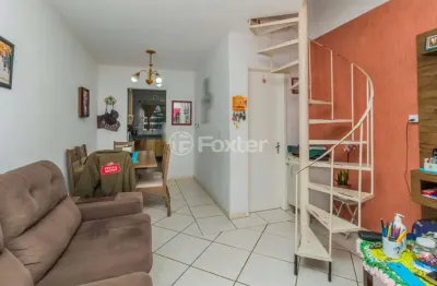 Casa em condomínio fechado com 3 quartos à venda na rua alcebíades ribeiro, 219, aberta dos morros, porto alegre, 85 m2 por r$ 350.000