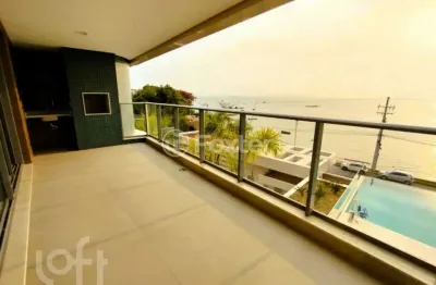 Apartamento com 3 quartos à venda na estrada haroldo soares glavan, 4320, cacupé, florianópolis, 179 m2 por r$ 4.600.000