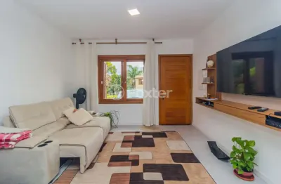 Casa em condomínio fechado com 2 quartos à venda na rua octávio de souza, 929, teresópolis, porto alegre, 124 m2 por r$ 399.000