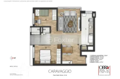 Apartamento com 2 quartos à venda na praça doutor gastão santos, 18, passo da areia, porto alegre, 66 m2 por r$ 670.000