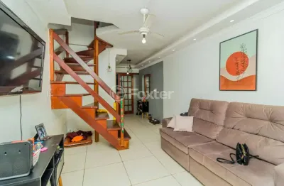 Casa em condomínio fechado com 2 quartos à venda na rua ney da gama ahrends, 179, morro santana, porto alegre, 80 m2 por r$ 270.000