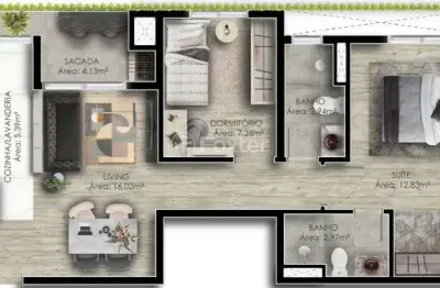 Apartamento com 2 quartos à venda na rua araçá, 545, centro, canoas, 59 m2 por r$ 403.000