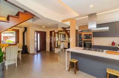 Casa em condomínio fechado com 3 quartos à venda na rua professor antônio josé remião, 15, espírito santo, porto alegre, 212 m2 por r$ 1.200.000