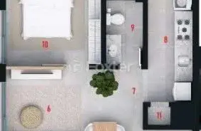 Apartamento com 1 quarto à venda na rua carazinho, 577, petrópolis, porto alegre, 44 m2 por r$ 605.476