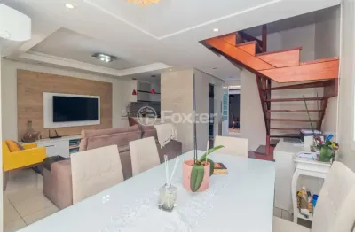 Casa em condomínio fechado com 3 quartos à venda na avenida joão ferreira jardim, 140, parque santa fé, porto alegre, 116 m2 por r$ 596.000