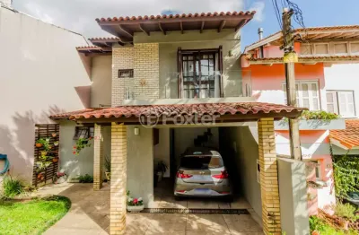 Casa em condomínio fechado com 3 quartos à venda na rua erechim, 100, nonoai, porto alegre, 187 m2 por r$ 750.000