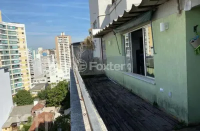 Cobertura com 1 quarto à venda na rua barão do triunfo, 380, menino deus, porto alegre, 90 m2 por r$ 450.000