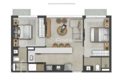 Apartamento com 2 quartos à venda na rua josé do patrocínio, 527, cidade baixa, porto alegre, 60 m2 por r$ 766.000