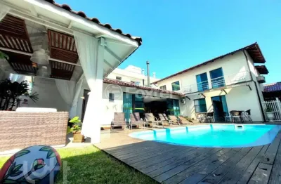 Casa com 5 quartos à venda na rua dos cações, 411, jurerê internacional, florianópolis, 360 m2 por r$ 4.500.000