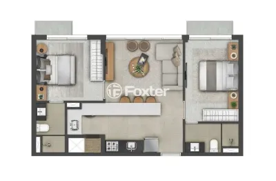 Apartamento com 2 quartos à venda na rua josé do patrocínio, 527, cidade baixa, porto alegre, 60 m2 por r$ 927.000