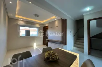 Casa em condomínio fechado com 3 quartos à venda na rua república, 2708, harmonia, canoas, 88 m2 por r$ 450.000