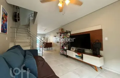 Casa em condomínio fechado com 4 quartos à venda na rua doutor sérgio de figueiredo, 278, guarujá, porto alegre, 118 m2 por r$ 439.000