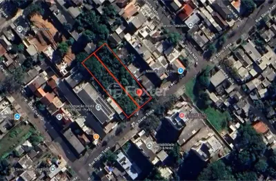 Terreno à venda na rua dário totta, 549/557, teresópolis, porto alegre, 1742 m2 por r$ 963.000