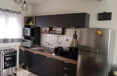 Casa em condomínio fechado com 2 quartos à venda na rua doutor karl wilhelm schinke, 1376, rondônia, novo hamburgo, 59 m2 por r$ 249.000