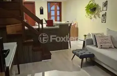 Casa em condomínio fechado com 3 quartos à venda na rua sílvio silveira soares, 2406, camaquã, porto alegre, 100 m2 por r$ 420.000
