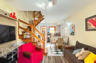 Casa em condomínio fechado com 3 quartos à venda na rua sílvio silveira soares, 2406, camaquã, porto alegre, 100 m2 por r$ 395.000