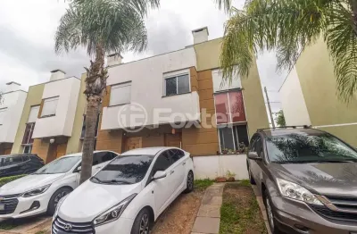 Casa em condomínio fechado com 3 quartos à venda na rua alberto jerônimo guerra, 20, mário quintana, porto alegre, 172 m2 por r$ 569.000