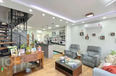 Casa em condomínio fechado com 3 quartos à venda na rua corticeira, 387, hípica, porto alegre, 150 m2 por r$ 615.000