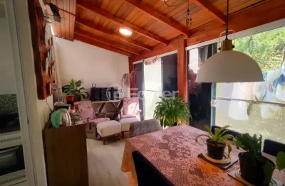 Casa em condomínio fechado com 2 quartos à venda na rua jozino liotti, 300, jardim algarve, alvorada, 43 m2 por r$ 249.000
