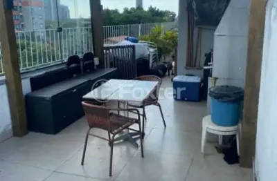 Cobertura com 2 quartos à venda na rua chico pedro, 190, camaquã, porto alegre, 121 m2 por r$ 450.000