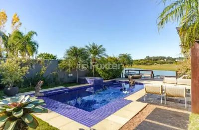 Casa em condomínio fechado com 3 quartos à venda na avenida juca batista, 9000, belém novo, porto alegre, 592 m2 por r$ 4.190.000