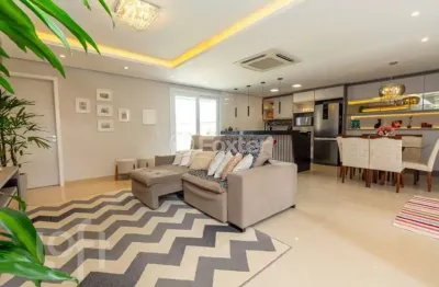 Casa em condomínio fechado com 3 quartos à venda na rua das cerejeiras, 43, parque da matriz, gravataí, 165 m2 por r$ 1.090.000