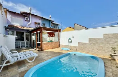 Casa com 3 quartos à venda na rua raymundo luiz marinho filho, 299, parque santa fé, porto alegre, 125 m2 por r$ 615.000