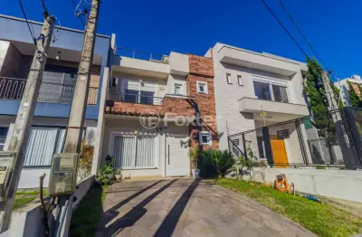 Casa em condomínio fechado com 3 quartos à venda na rua roberto santini, 124, hípica, porto alegre, 146 m2 por r$ 740.000