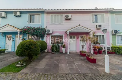 Casa em condomínio fechado com 3 quartos à venda na rua engenheiro frederico dahne, 255, sarandi, porto alegre, 76 m2 por r$ 359.000