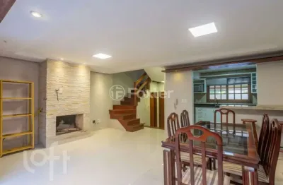 Casa em condomínio fechado com 3 quartos à venda na avenida coronel marcos, 2171, pedra redonda, porto alegre, 171 m2 por r$ 750.000