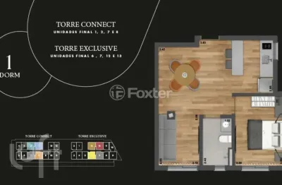 Apartamento com 1 quarto à venda na rodovia virgílio várzea, 427, saco grande, florianópolis, 44 m2 por r$ 875.000