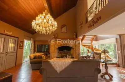 Casa em condomínio fechado com 3 quartos à venda na rua do sossego, 535, reserva da serra, canela, 320 m2 por r$ 3.970.000