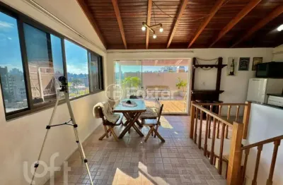 Cobertura com 2 quartos à venda na rua dona inocência, 40, jardim botânico, porto alegre, 134 m2 por r$ 450.000