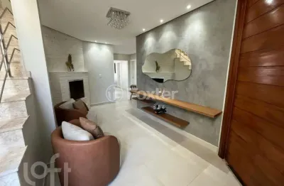 Casa em condomínio fechado com 5 quartos à venda na rua dom joão becker, 1836, fátima, canoas, 201 m2 por r$ 1.100.000