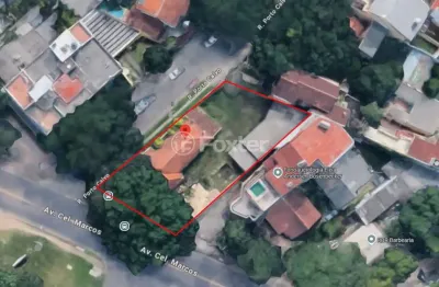 Terreno à venda na avenida coronel marcos, 2326, pedra redonda, porto alegre, 968 m2 por r$ 1.800.000