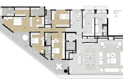 Apartamento com 2 quartos à venda na avenida doutor nilo peçanha, 2825, chácara das pedras, porto alegre, 283 m2 por r$ 6.400.000
