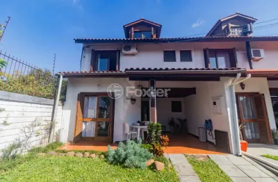 Casa em condomínio fechado com 3 quartos à venda na avenida eduardo prado, 695, vila nova, porto alegre, 130 m2 por r$ 750.000