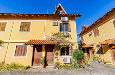 Casa em condomínio fechado com 3 quartos à venda na estrada campo novo, 361, ipanema, porto alegre, 90 m2 por r$ 318.000
