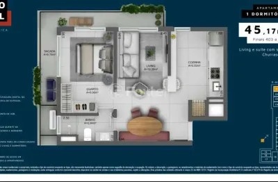 Apartamento com 1 quarto à venda na rua da república, 274, cidade baixa, porto alegre, 45 m2 por r$ 848.000