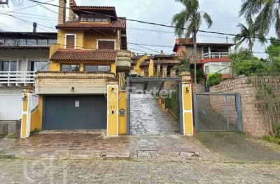 Casa em condomínio fechado com 3 quartos à venda na rua edgar luiz schneider, 54, jardim isabel, porto alegre, 186 m2 por r$ 1.050.000