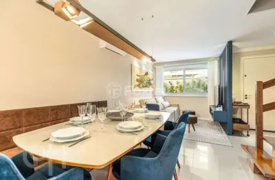 Casa em condomínio fechado com 3 quartos à venda na rua leopoldo becker, 50, parque das hortênsias, canela, 123 m2 por r$ 980.000