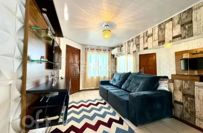 Casa com 2 quartos à venda na rua pablo neruda, 430, parque dos eucalíptos, gravataí, 57 m2 por r$ 379.000