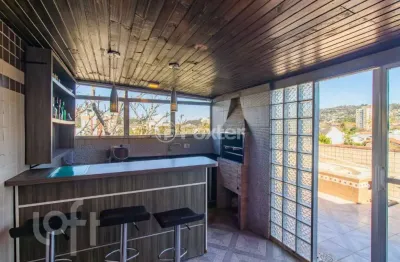 Cobertura com 3 quartos à venda na rua professor guerreiro lima, 260, partenon, porto alegre, 140 m2 por r$ 550.000