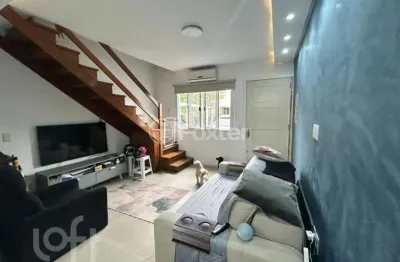 Casa em condomínio fechado com 2 quartos à venda na avenida josé aloísio filho, 889, humaitá, porto alegre, 69 m2 por r$ 360.000