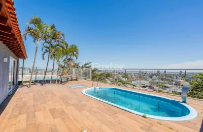 Casa em condomínio fechado com 3 quartos à venda na rua alcebíades antônio dos santos, 605, nonoai, porto alegre, 330 m2 por r$ 1.400.000