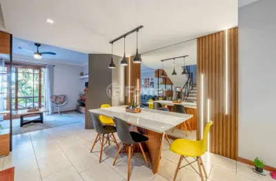 Casa em condomínio fechado com 3 quartos à venda na rua landel de moura, 744, tristeza, porto alegre, 162 m2 por r$ 900.000