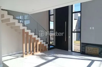 Casa em condomínio fechado com 3 quartos à venda na rua tancredo neves, 990, jansen, gravataí, 180 m2 por r$ 1.260.000