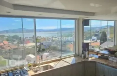 Cobertura com 4 quartos à venda na rua joão meirelles, 577, abraão, florianópolis, 228 m2 por r$ 1.300.000